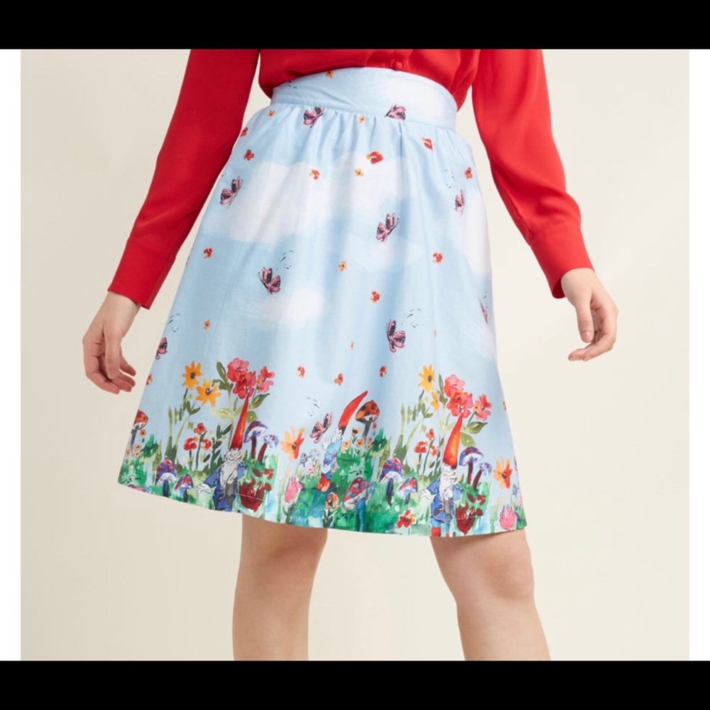 Style Study A-line skirt in Gnomes